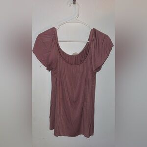 Ultra Flirt Dusty Rose Blouse